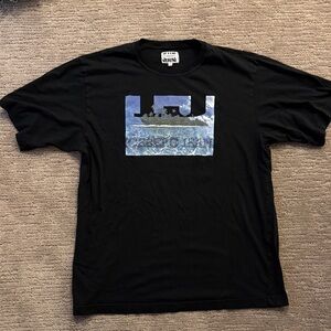 Iceberg Jeans Black Graphic Tee